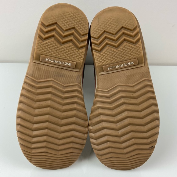 Sorel Women’s Joan Of Arctic Brown Leather Waterproof Winter Snow Boots Size 7.0 - Picture 8 of 12